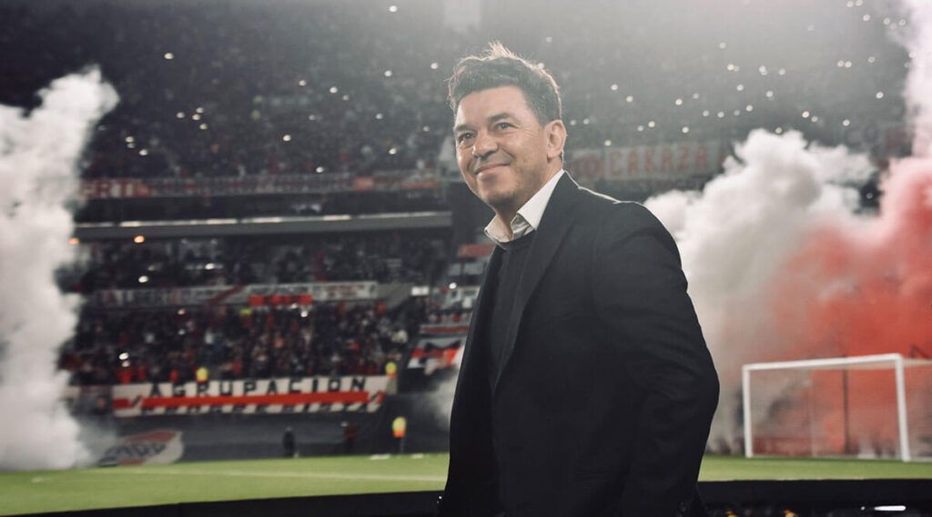 los once de marcelo gallardo ante colo colo