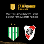 Banfield-River, por el otro finalista del TdC 2020