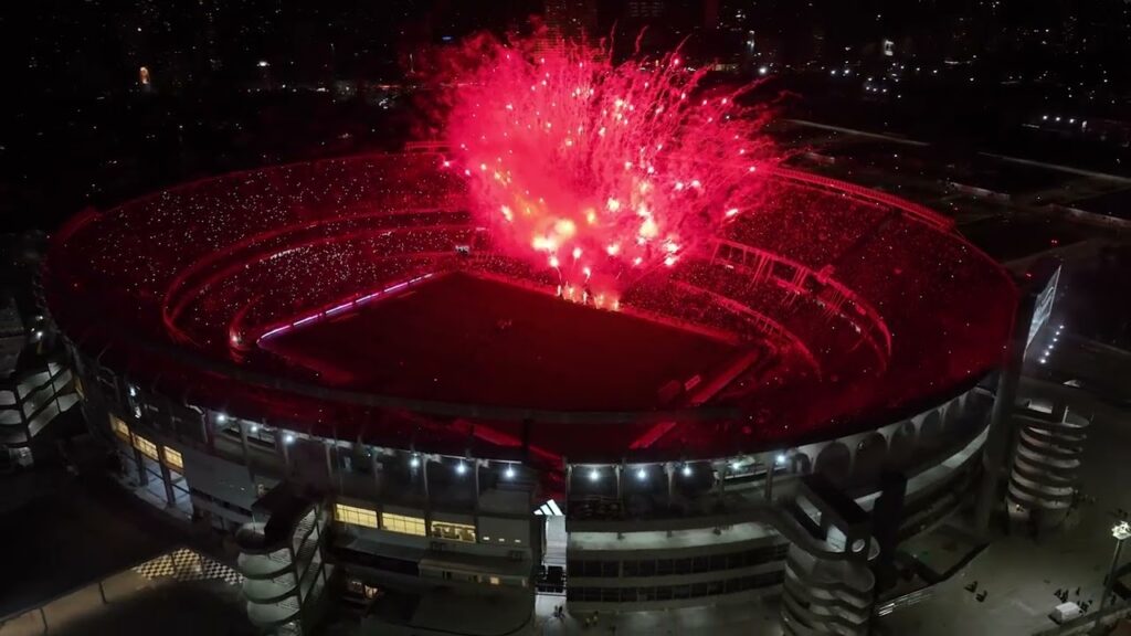 (VIDEO) La fiesta de River campeón, desde el cielo ⚪️❤️⚪️