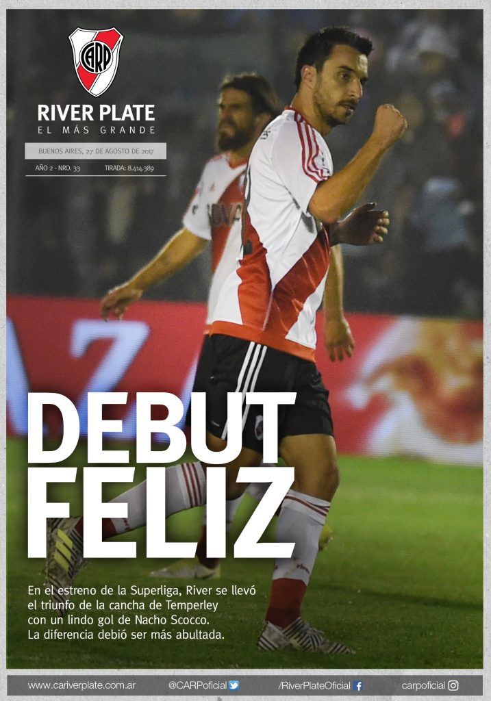 River perdió en su visita a Vélez